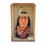 CABEÇA INDIO EM VITRINA