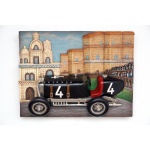 QUADRO COM CARRO CORRIDA