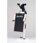 VITELO EM PÉ COM QUADRO AO PESCOÇO