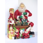 PAI NATAL A FABRICAR BRINQUEDOS