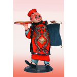 Empregado Chinês com bandeja