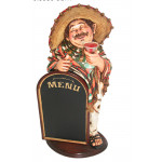 Mexicano com Placa de Menu