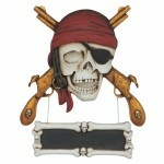 CAVEIRA PIRATA COM PISTOLAS
