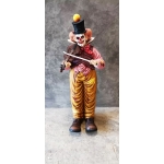 SCARY CLOWN WITH  VIOLIN