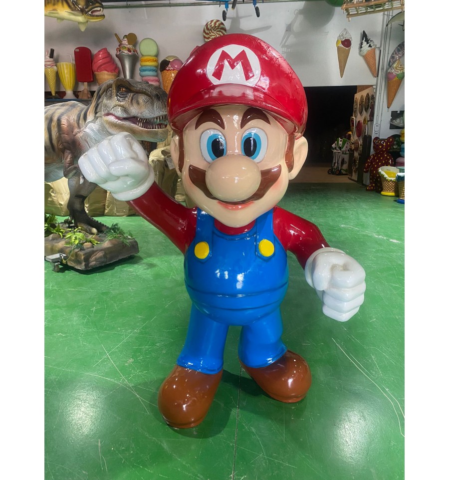figura-mario-bros-120-cms-con-el-brazo-levantado SUPER MÁRIO - Image 1
